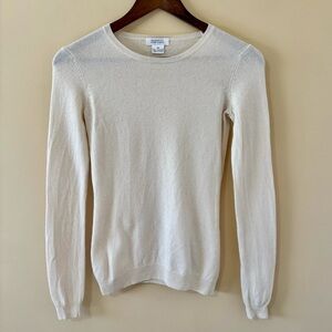 Barneys New York| Women's Luxury Ivory 100% Cashmere Sweater Sz XS